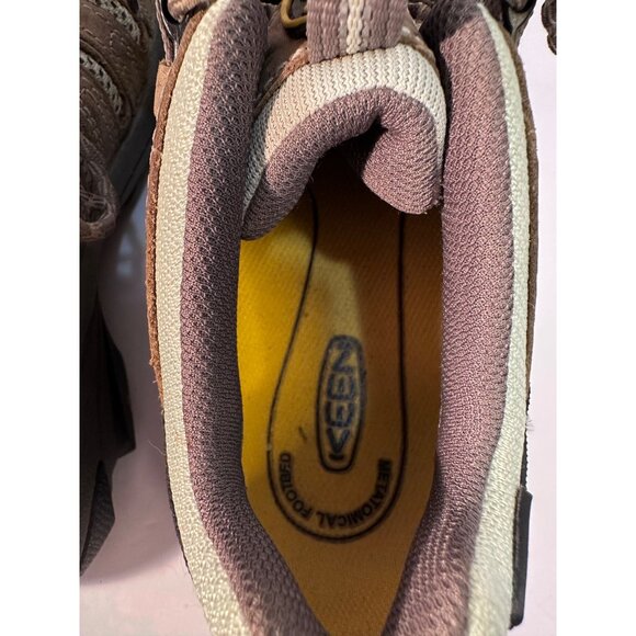 Keen Flint Steel Toe Womens Brown/Gray Hiking Shoes Size 7.5 Outdoor Adventure F - Picture 10 of 11